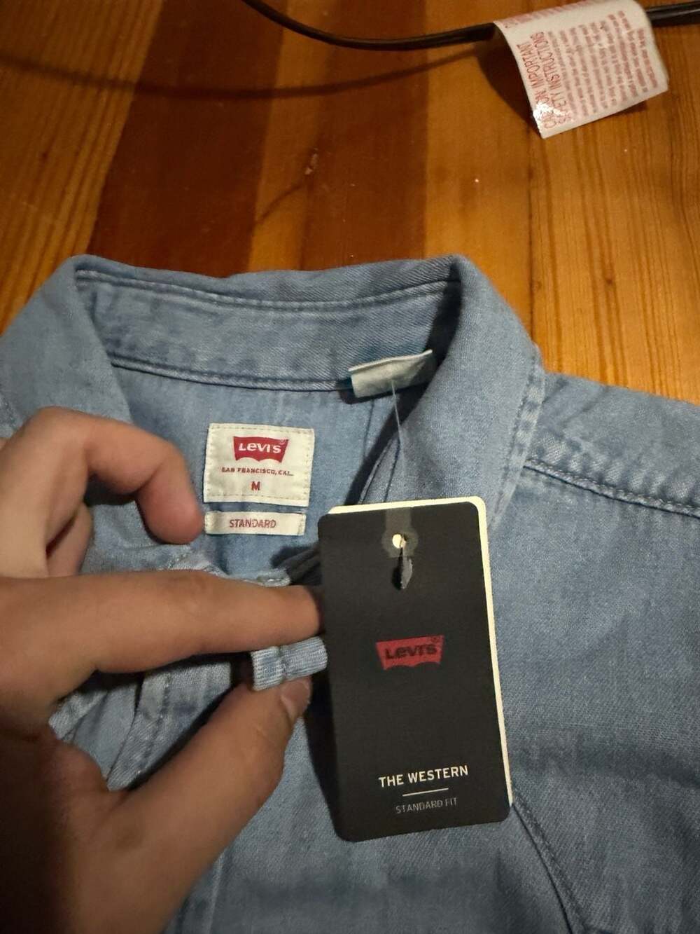 Levi's The Western Standard Fit Denim Long Sleeve Shirt